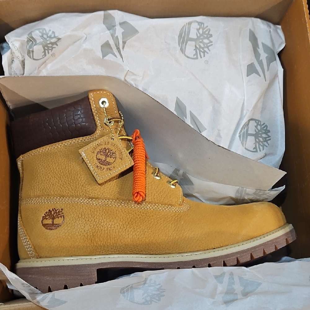 Timberland × Avirex collaboration boots